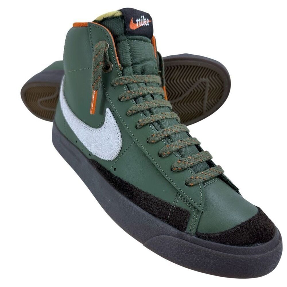 Nike Blazer Mid '77 Vintage Army Olive Green Hightop Sneakers Mens Size 9